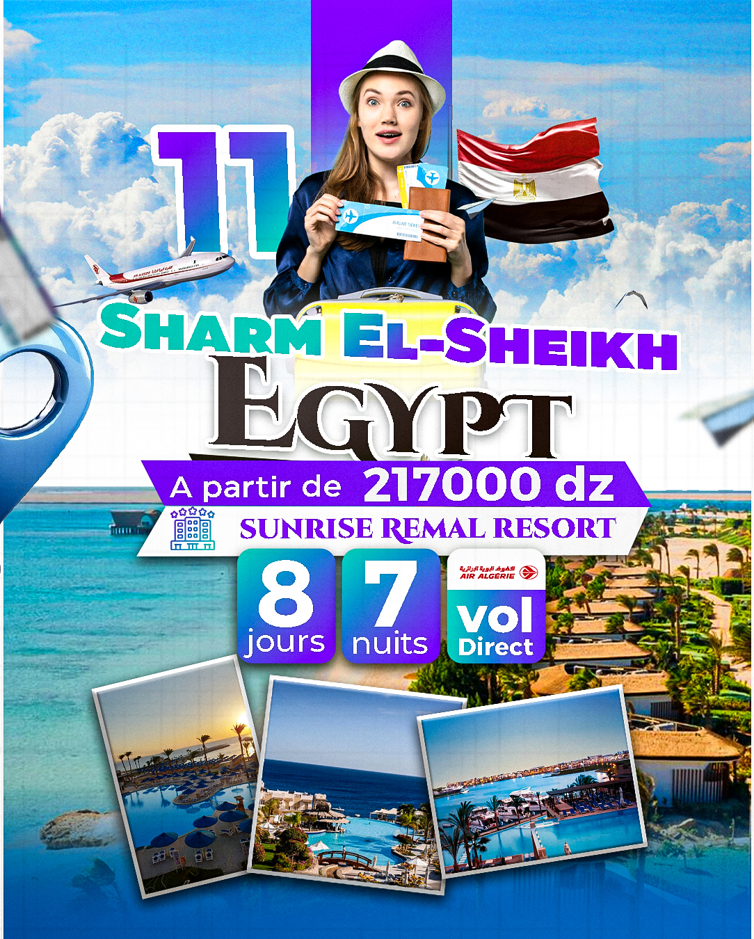SHARM CHEIKH SUNRISE REMAL RESORT 8J